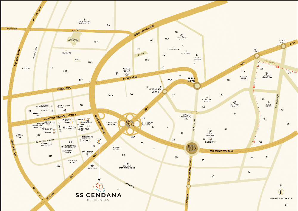 ss cendana location map