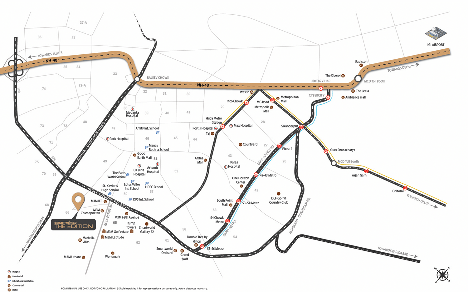 smart wolrd the edition location map